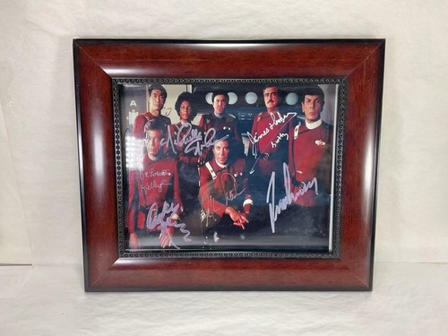 Signed star trek - star, photo
