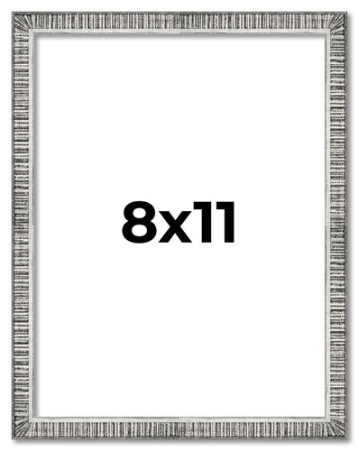 8x11 frame silver grey - frame,